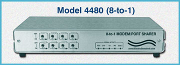 Model 4480 8-to-1 Model Port Sharer, DB25 Toggle